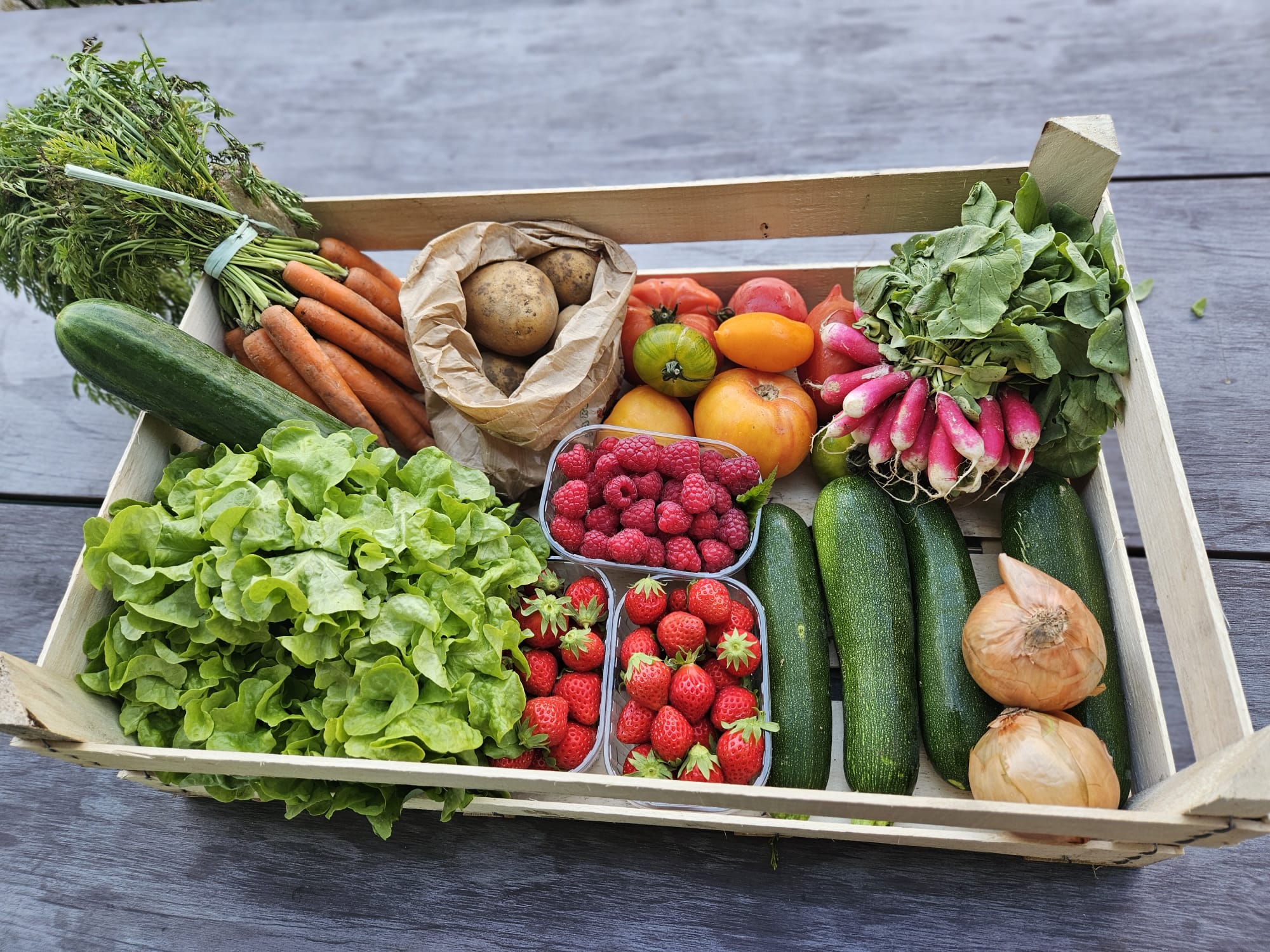 Panier légumes de saison